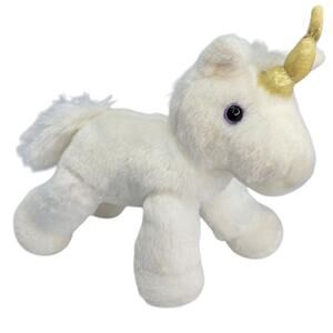 Aurora Celestial the Unicorn Fantasy Whimsy Mini Flopsie Stuffed Animal Plush 6"